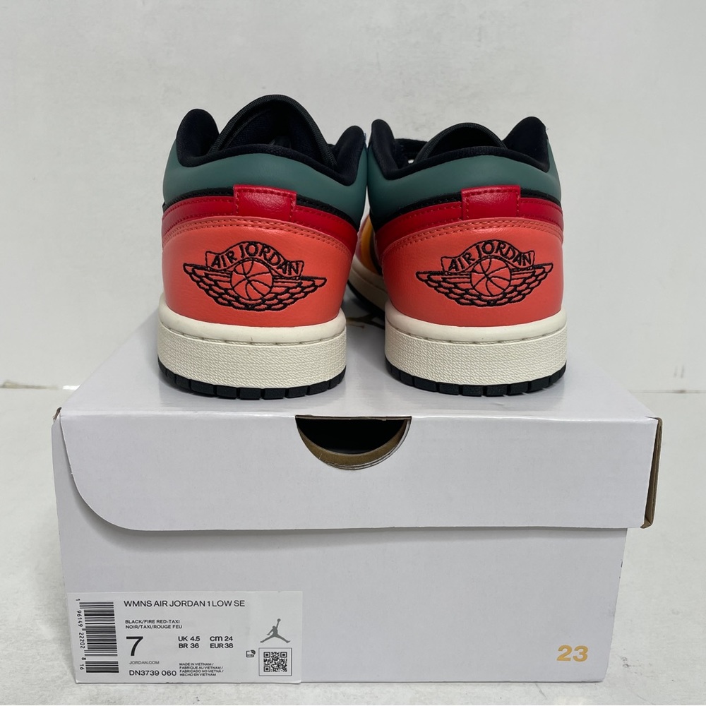 Nike Air Jordan 1 Retro Low SE WMNS “Black Multi-color” 2022 - Picture 4 of 4